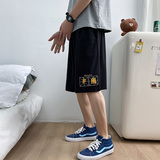夏季休闲短裤运动潮流中裤外穿宽松百搭潮牌男A161-D08-P30，男装休闲裤，电商A161