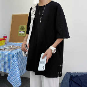 2021新款夏季男士短袖t恤潮牌潮流宽松ins港风衣服A161-T003