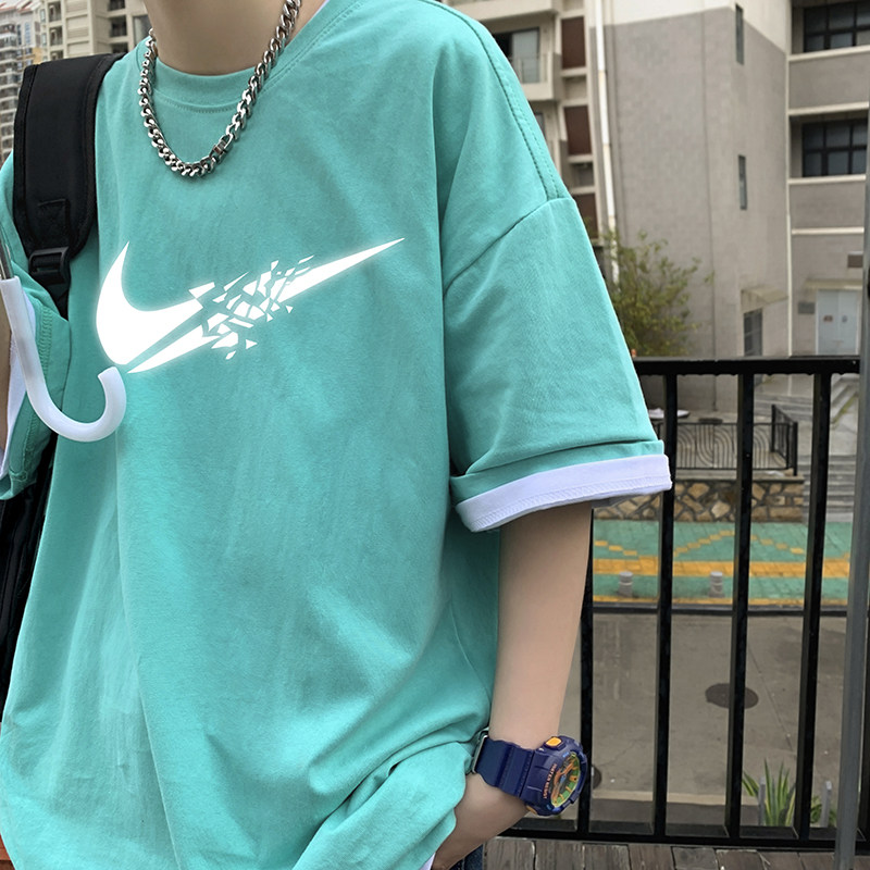 港风t恤男宽松衣服男生短袖ins潮夏季男装潮流潮牌A161-T02-P25,男装T恤,电商A161
