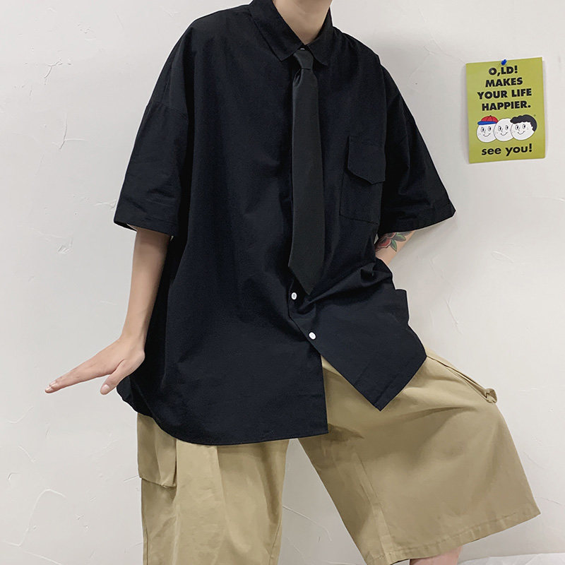 短袖t恤男夏季潮流百搭宽松半袖体恤ins潮牌上衣服A161-W1053,男装T恤,电商A161