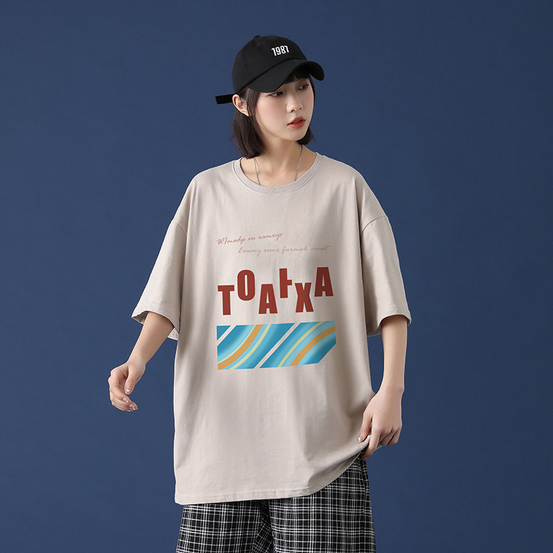 短袖t恤男夏装新款韩版潮流圆领半袖潮牌印花上衣服A161-T40,男装T恤,电商A161