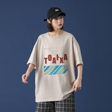 短袖t恤男夏装新款韩版潮流圆领半袖潮牌印花上衣服A161-T40，男装T恤，电商A161