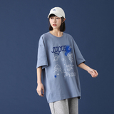 短袖T恤男春夏季潮流百搭港风上衣服潮牌宽松半袖A161-T05，男装T恤，电商A161