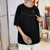 短袖T恤夏季ins潮牌宽松半袖体恤2021新款潮流百搭A161-B08-P30，男装T恤，电商A161