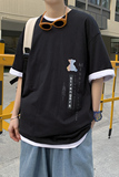 2021新款百搭男夏季短袖ins潮牌潮流半袖体恤宽松t恤A161-T18-P25，男装T恤，电商A161