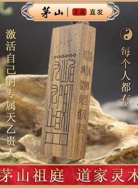 沉香茅山直发道家天乙贵人