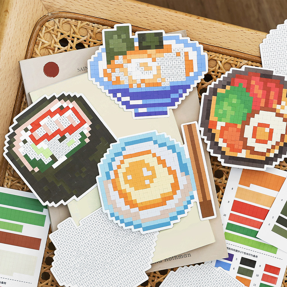 Infeel.Me拼图造景贴纸 拼豆豆第三弹创意儿童手帐解压益智玩具贴,文具电教/文化用品/商务用品,贴纸/立体贴纸,淘宝优惠券,粉丝福利购,淘宝优惠卷