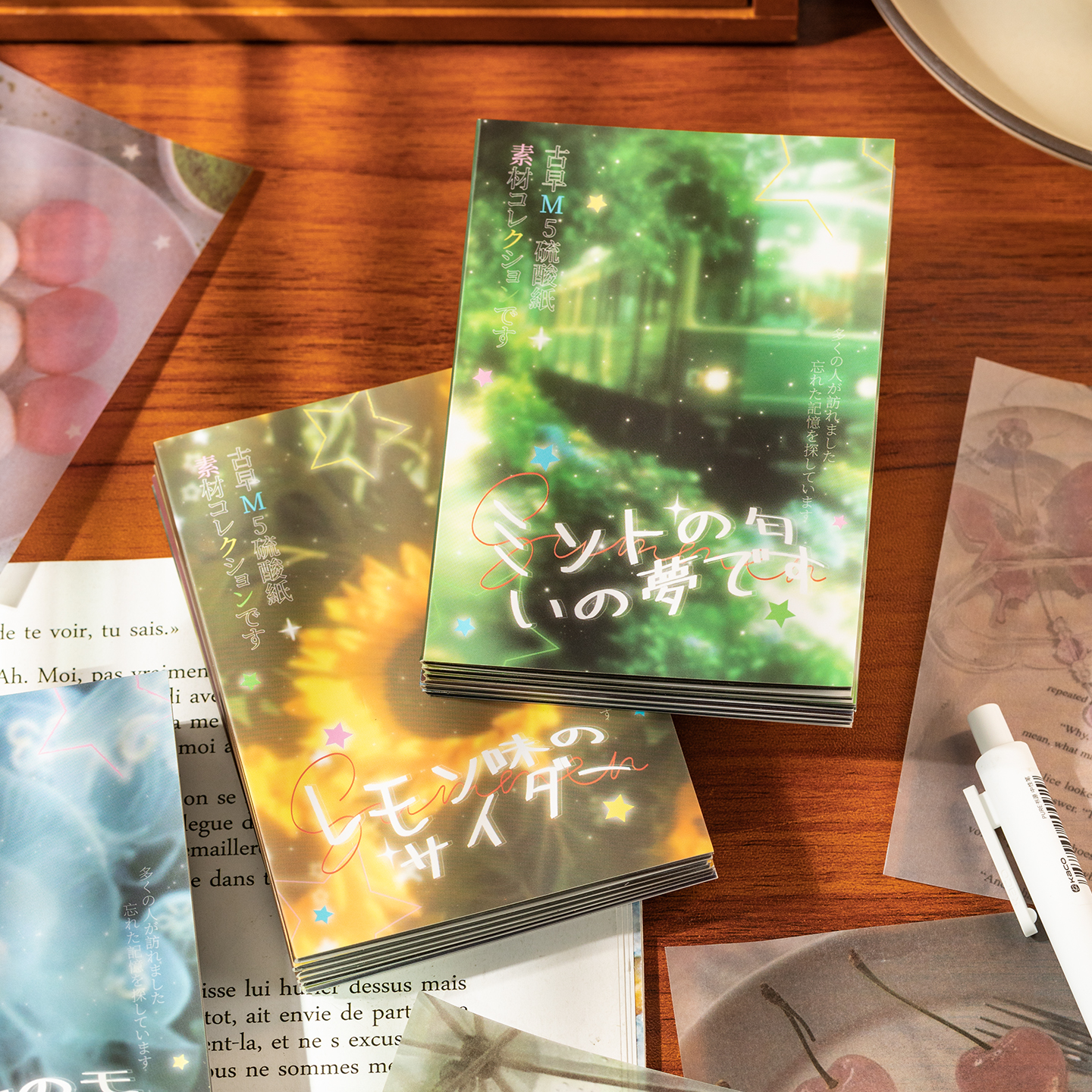 夏日画意馆古早m5硫酸纸素材本