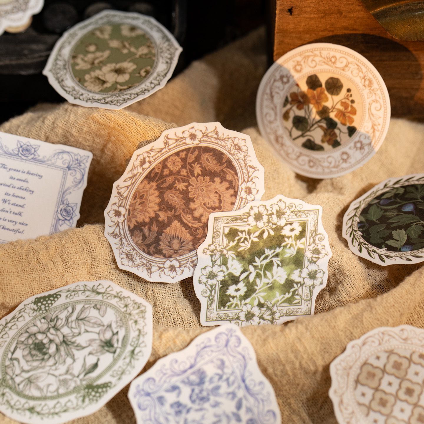 语闲寻梦之旅轻复古和纸贴纸包