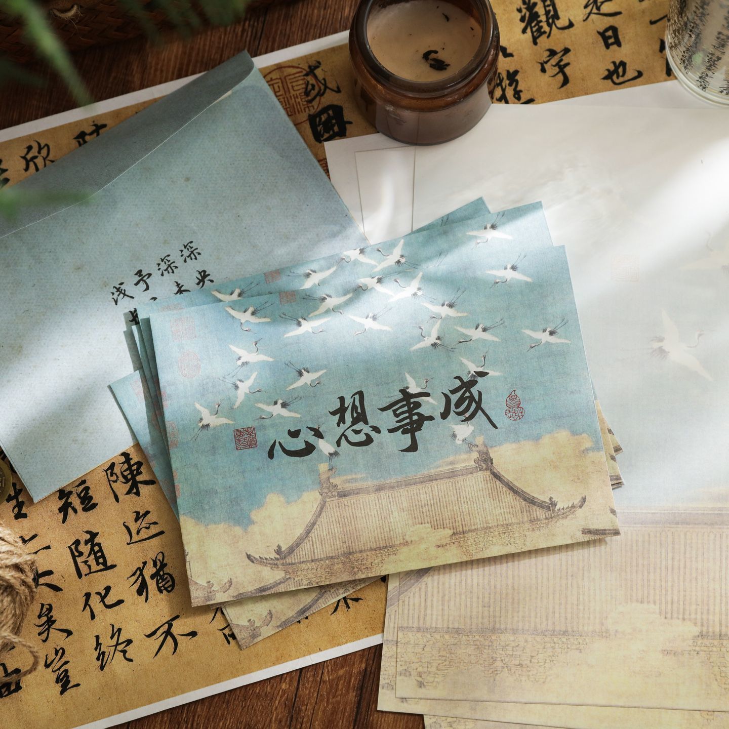 贝祥信封信纸古风系列江山如画