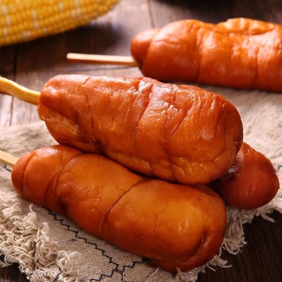 老式鸡腿面包豆沙火腿肉松