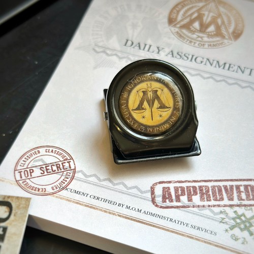 【现】英国魔法部 磁吸金属夹子冰箱贴 同人周边