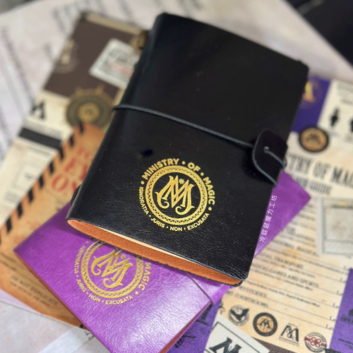 【现货】英国魔法部 A7活页手账 皮面笔记本 hp同人周边