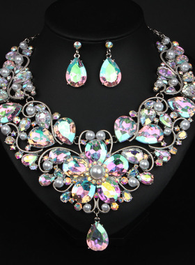 欧美夸张时尚锁骨项链