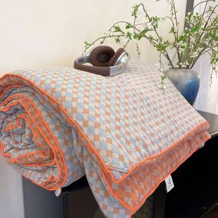 故里春秋被冬被 纯棉双层纱亲肤柔软全棉纤维被 填充20%大豆纤维