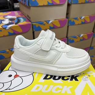 撤柜儿童运动板鞋春季网面透气轻便软底男女童低帮跑步学生小白鞋