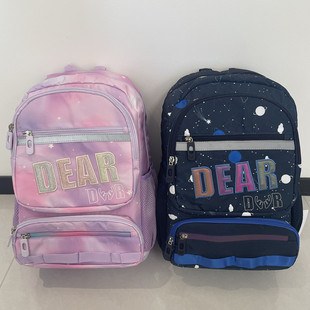 撤柜小学生书包大容量肩负护脊男女生儿童卡通双肩包1-6年级背包