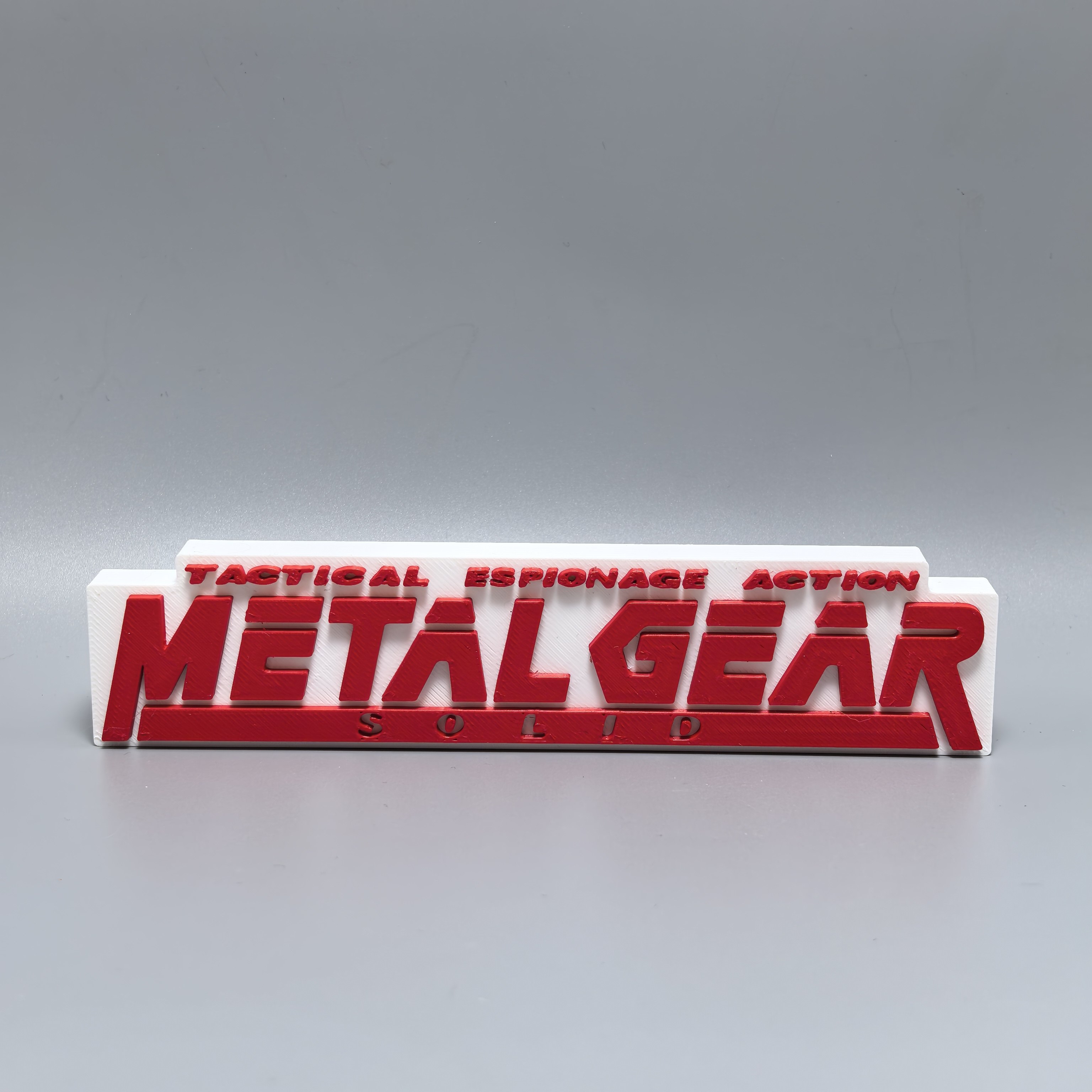 合金装备标志立牌潜龙谍影游戏周边3D打印创意模型高颜值装饰摆件,模玩/动漫/周边/娃圈三坑/桌游,动漫徽章/立牌,淘宝优惠券,粉丝福利购,淘宝优惠卷