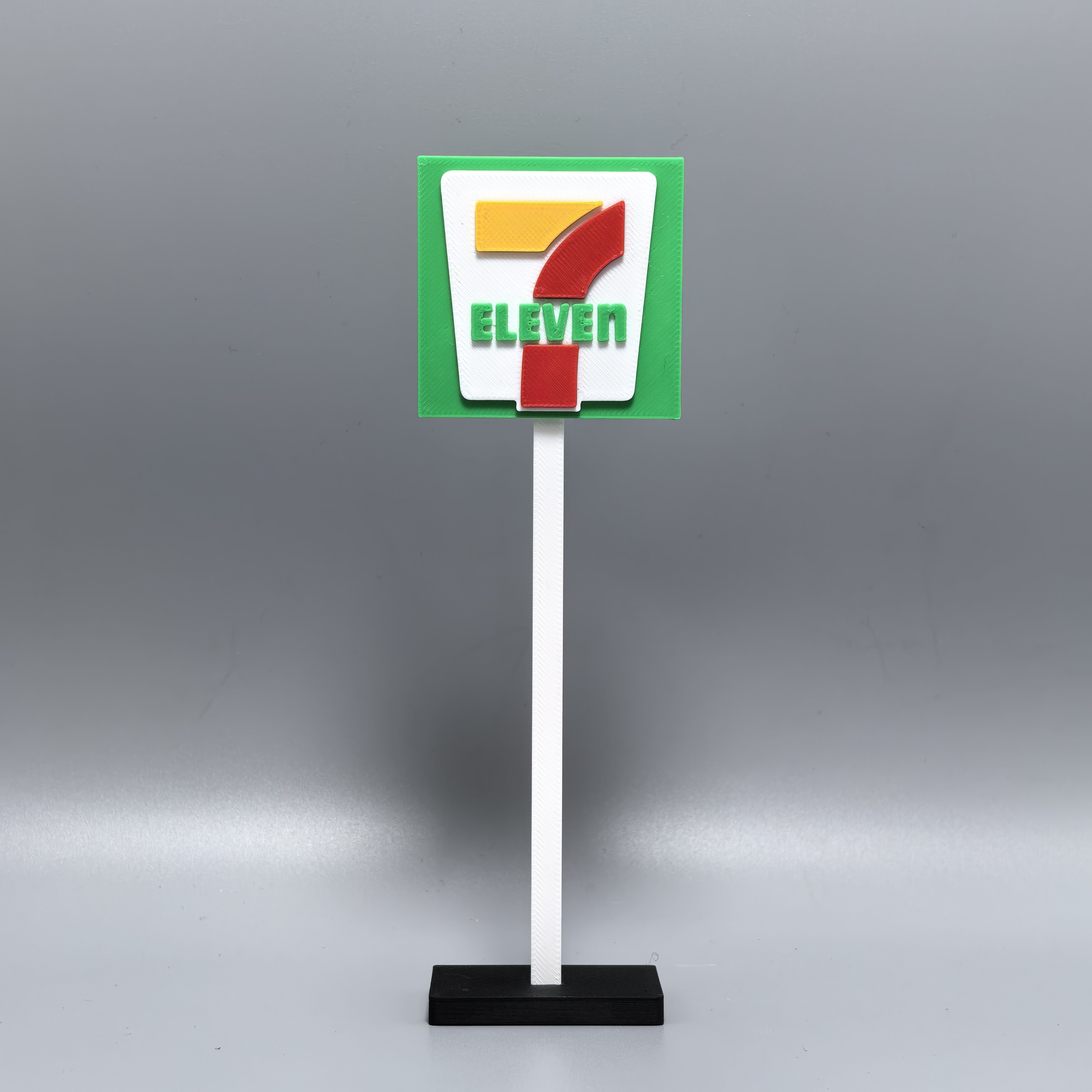 711标志立牌摆件3D打印