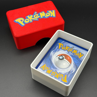 Pokemon宝可梦卡盒3D打印卡片收纳盒宠物小精灵收藏卡盒子