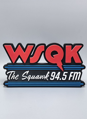 怪奇物语WSQK标志立牌美剧StrangerThings周边摆件3D打印创意模型