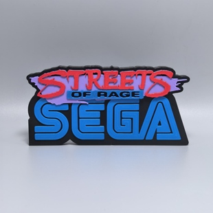 世嘉SEGA标志立牌电子游戏LOGO周边3D打印创意模型高颜值装饰摆件