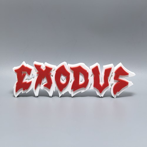 EXODUS乐队标志3D打印立牌