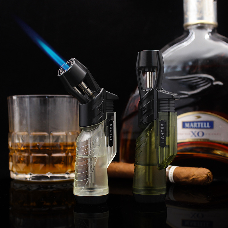 直冲充气打火机焊枪创意便携耐用