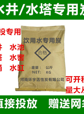 散装净水活性炭 自来水饮用水井水池除异味净化食品级椰壳净水碳