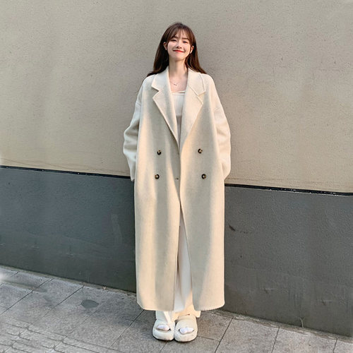 高个子加长版超长加厚羽绒大衣