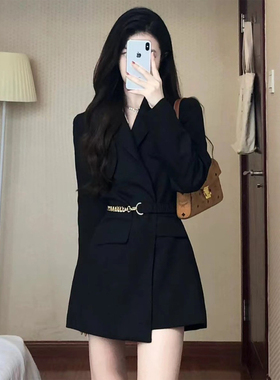 175高个子休闲西装女装穿搭170加长版上衣春秋季西服外套