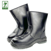 老矿长油田矿井劳保鞋 防水溅耐油工作靴子男女透气防滑