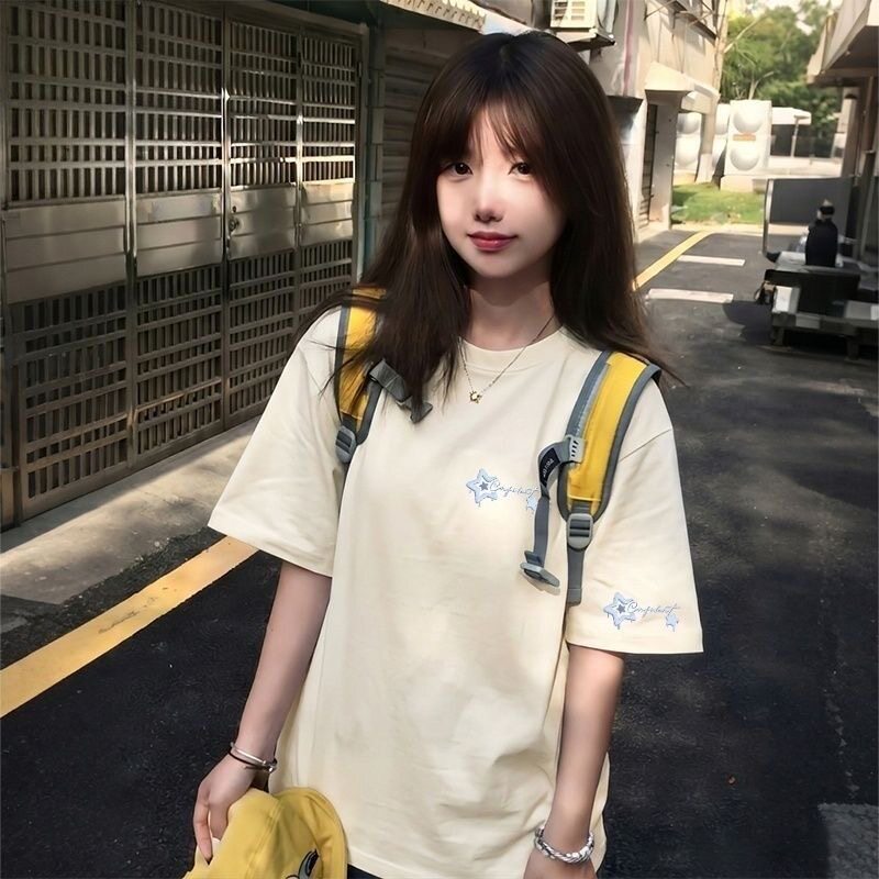 女童2026新款纯棉短袖T恤韩系图片