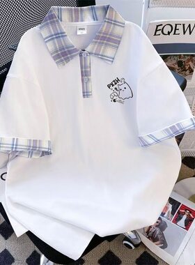 2026新款假两件童POLO衫短袖