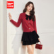 IEF 甜美气质感通勤上下套裙 法式 爱依服一整套穿搭2025冬季 新款