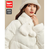 IEF 温柔小女人气质设计感百搭羽绒外套 法式 爱依服2025冬季 新款