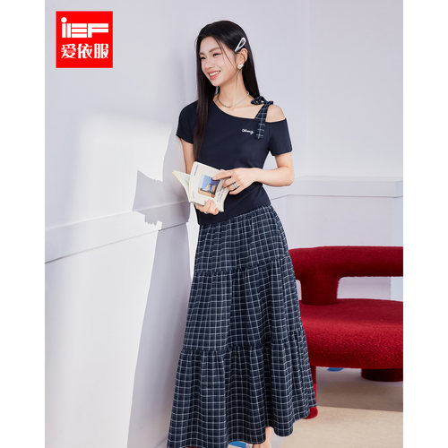 IEF/爱依服2026年夏季新款韩系学院风休闲时尚套装减龄穿搭日常