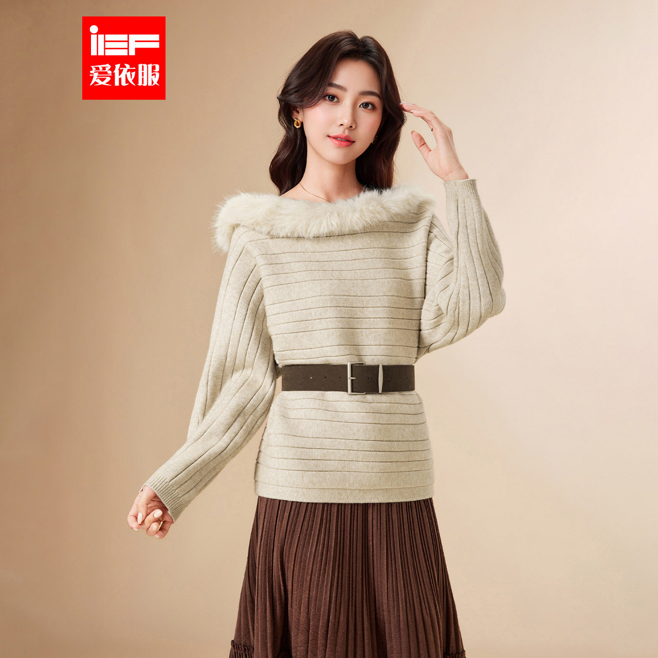 �� ���� IEF/������2025�����¿ʽ����Ů��ζ��Ƹ�ͨ�ڰٴ�ë֯������ 69Ԫ