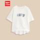 设计感字母休闲气质百搭宽松T恤 韩系时尚 IEF 爱依服2026春夏新款