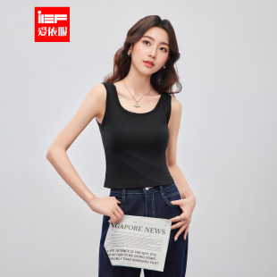 韩系简约纯色基础款 新款 通勤百搭内搭裹胸背心 爱依服2026春季 IEF
