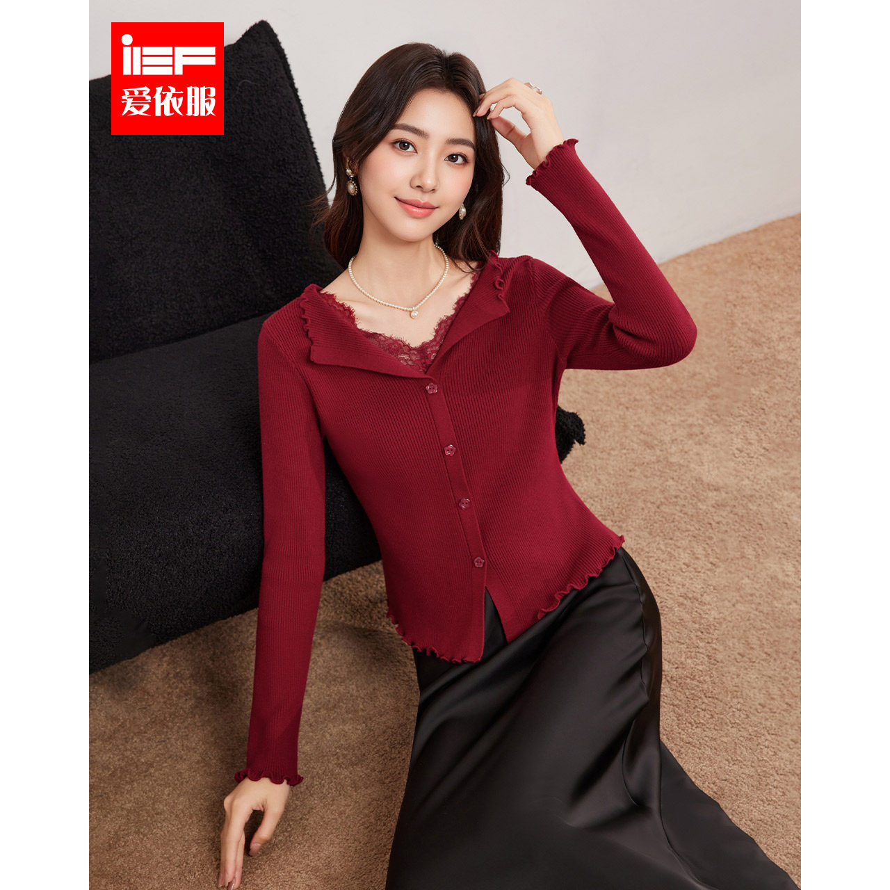 IEF/������2025�ﶬ�¿ʽ�Ը�СŮ������V����˿ƴ��ë֯���� �� ���� 69Ԫ