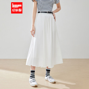 气质度假时尚 IEF 通勤休闲法式 新款 百搭显瘦女单裙 爱依服2026夏季