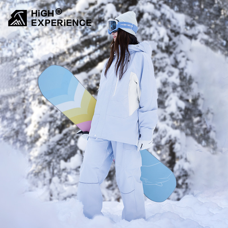 新款滑雪服套装单板专业滑雪服女款双板保暖防水雪裤男滑雪衣裤