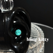 重磅 随时断货王帕拉伊巴F136钛合金内螺旋耳钉烟花切爆闪耳蜗钉