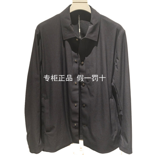 FJ2611612九牧王专柜正品2026春夏款男商务休闲夹克修身翻领外套