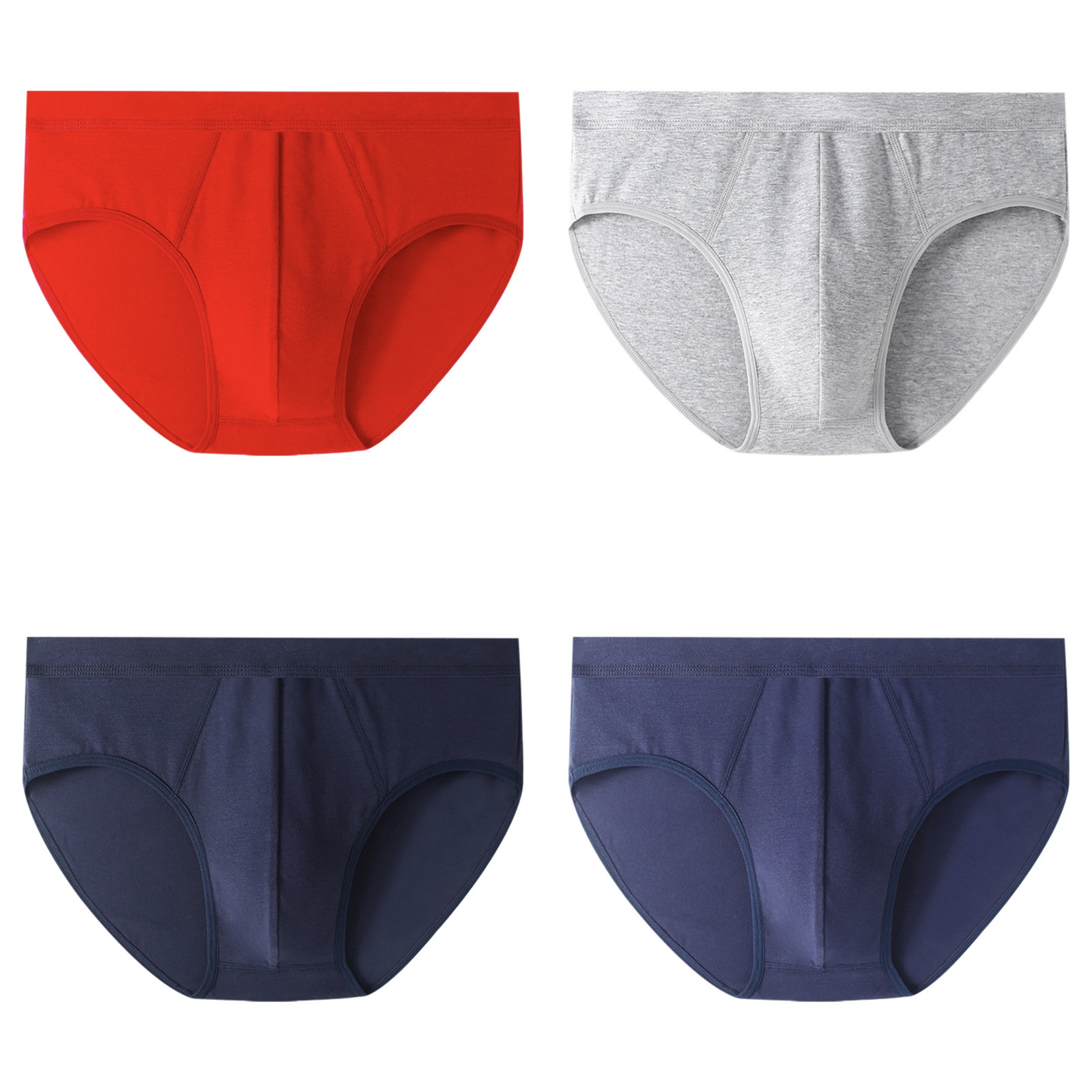 日式同款日无印纯棉三角内裤男士宽松透气大码男生短裤肥佬内裤