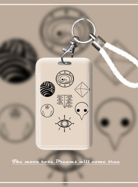 【满月杂货铺】新世纪福音战士EVA使徒动漫卡套学生磨砂饭卡胸牌