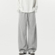 灰色卫裤 垂感灰色卫裤 2026新款 子宽松百搭直筒运动裤 休闲裤 夏季