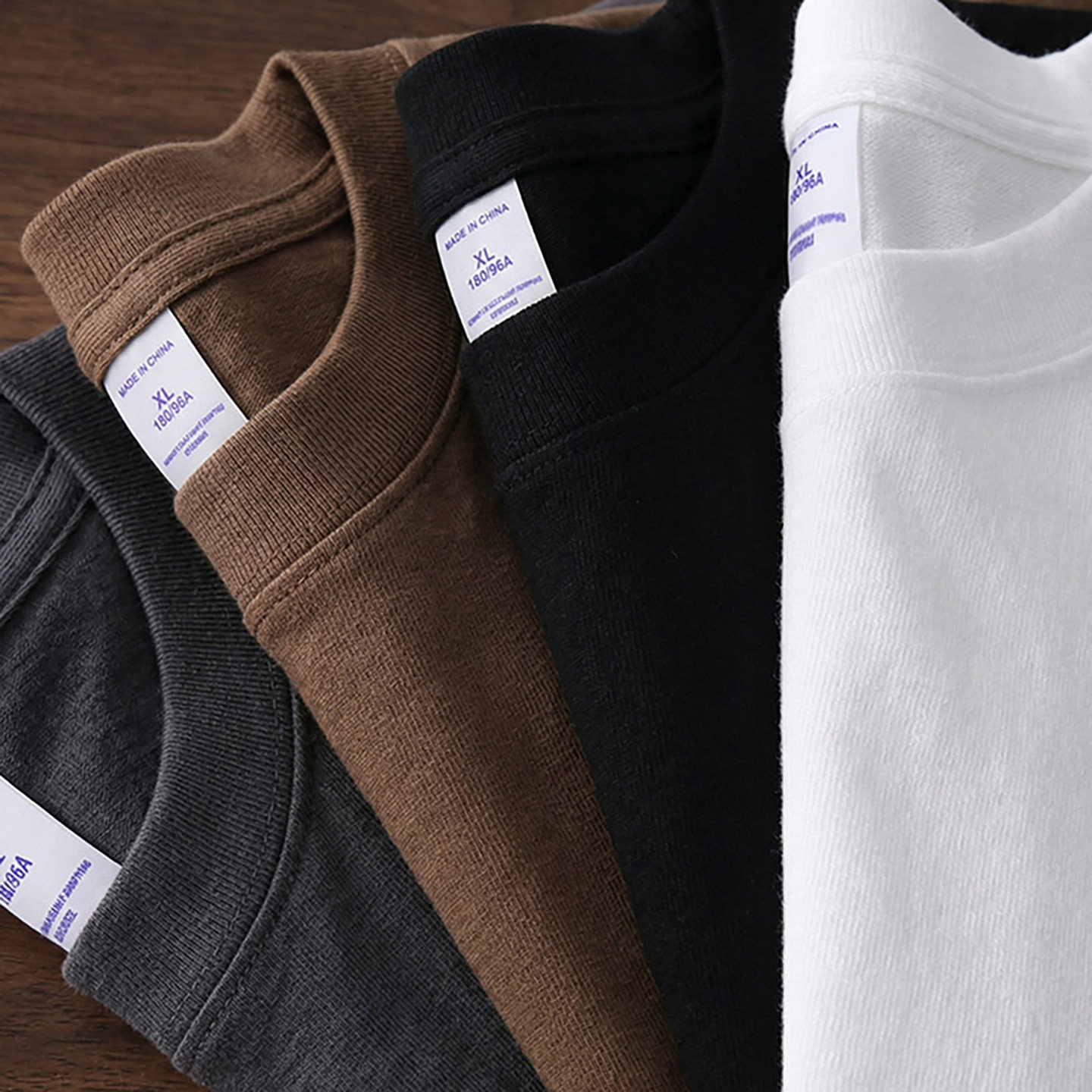 280g重磅纯棉短袖男款2026男士纯色宽松打底男生夏季美式白色t恤