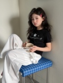 潮裤 T恤花边休闲裤 ANK26春夏新女童洋气百搭刺绣短袖 韩国品牌童装